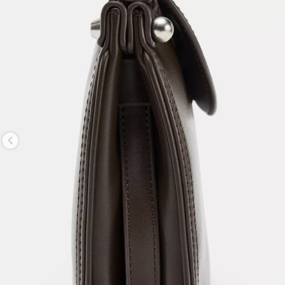 ZARA - MINI CROSSBODY BAG - Brown - Picture 2 of 4